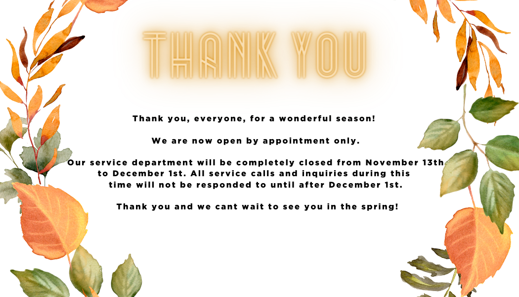 fall appintment only website graphic